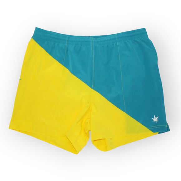 NEW Large BOAST USA SplitAngle Swim Short FREE Tennis Surf Gym 5"